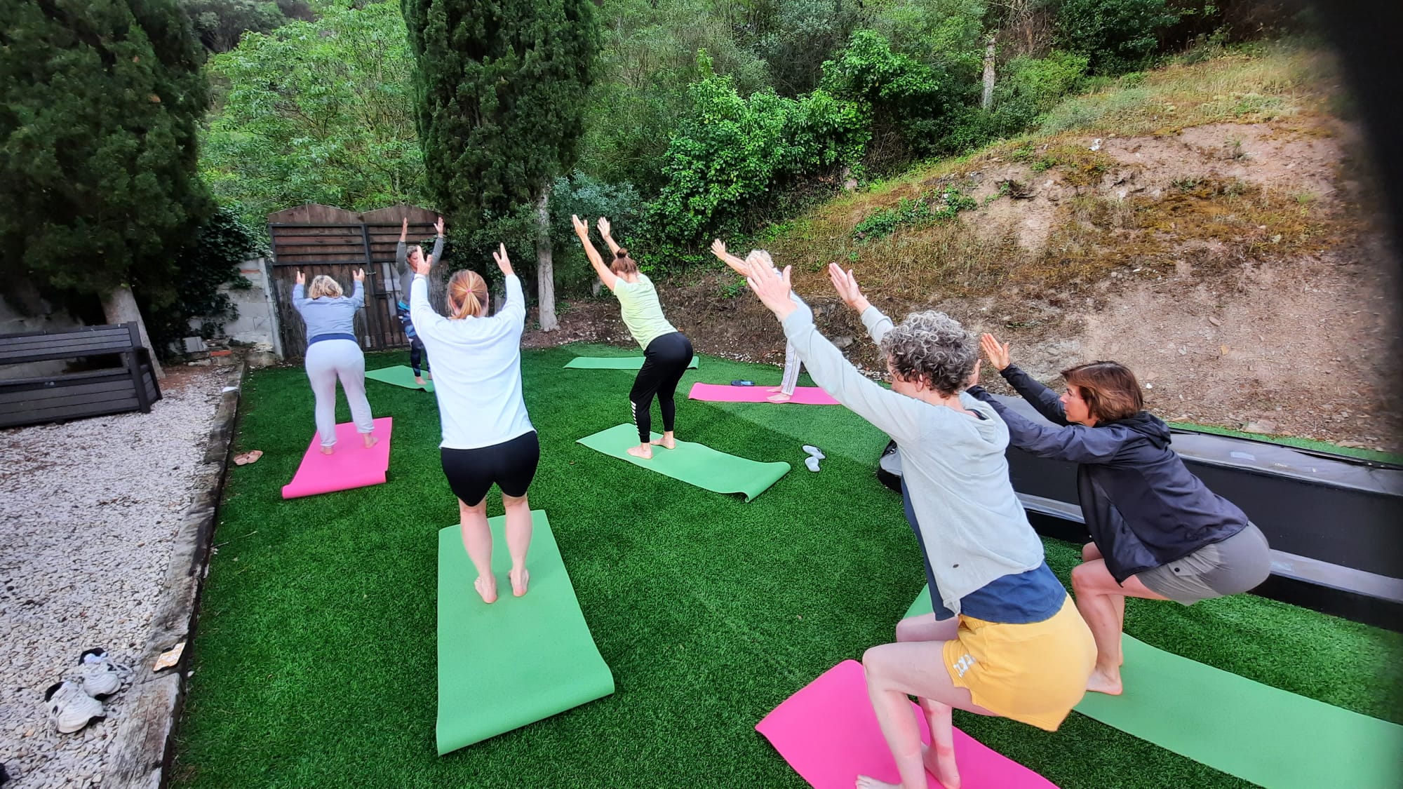 yoga en wandel reis Spanje